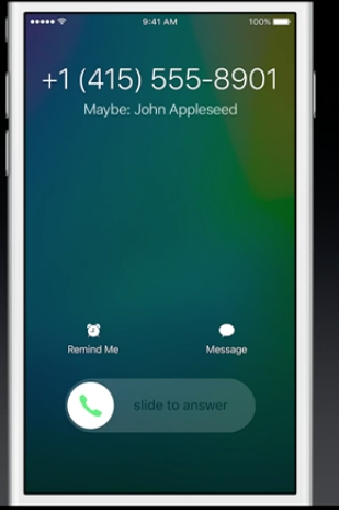 Apple iOS9 call update